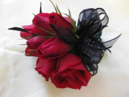 Ruby Wrist Corsage for the Mother of the Groom